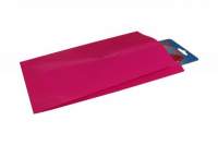 Faltenbeutel 16x5x27cm Pink glänzend Faltenbeutel 16x5x27cm Pink glänzend