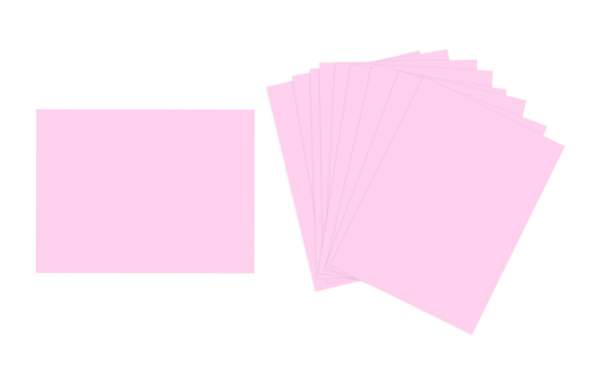 Seidenpapier Rosa Bogen 50x70cm 18g/m² farbecht nassfest Pckg á 10 Bogen