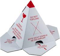 Palettenhütchen Europaletten nicht stapeln Ladungssicherung Palettenhütchen Europaletten nicht stapeln Ladungssicherung