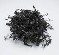 Nachhaltige Wolle aus Papier Schwarz Nachhaltige Wolle aus Papier Schwarz