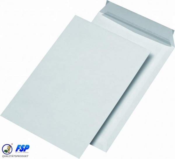 Weiße Briefumschläge ohne Fenster | DIN C5 162x229mm | Haftklebend | 500 Stück