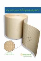 Verpackungsmaterial Biobiene Wellpolster® Rolle 40cm x 70m 100% Graspapier