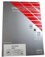Laserdrucker Etiketten 70x37mm Weiß 2400 Stück Laserdrucker Etiketten 70x37mm Weiß 2400 Stück