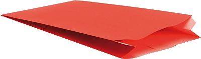 Faltenbeutel Kraftpapier 60g 120x45x200mm rot
