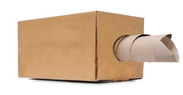 Packpapier Spender (Karton) 375mmx250m braun