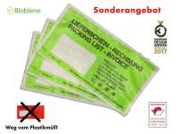 250 Stück Lieferscheintaschen DIN Lang Grün aus Papier (FSPPDL-BB)