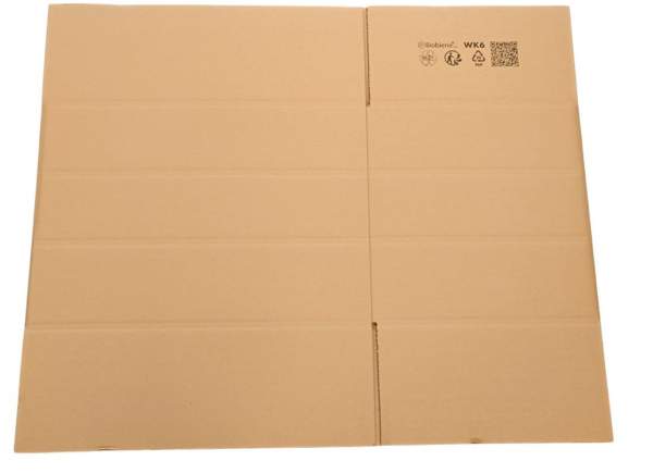 Faltkarton 1-wellig Maße 600x400x200 mm Qualität 1.30 C braun braun