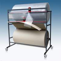 Doppelschneidständer für Folien Pappe Papier Schnittbreite 1250mm für 2 Rollen Doppelschneidständer für Folien Pappe Papier Schnittbreite 1250mm für 2 Rollen