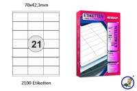 Papier-Etiketten 70x42,3mm DIN A4 Papier-Etiketten 70x42,3mm DIN A4