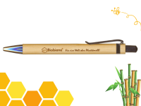 Biobiene® Bambus Kugelschreiber Schreibfarbe blau