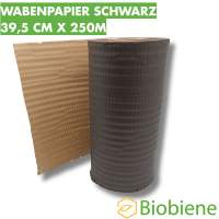 Schwarzes-Wabenpapier-Kraftpapier-Umweltfreundliches-Verpackungsmaterial