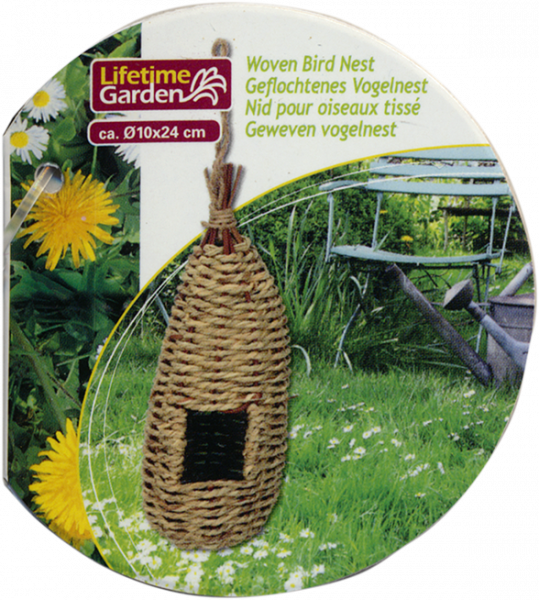 Vogelnest geflochten