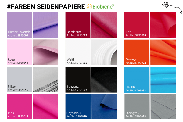 Produktbild von Säurefreies Seidenpapier – 50 Oder 100 Blatt, 450 X 700 Mm (18 X 28 Zoll), Weiß – Aus UK