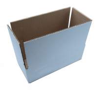 Stabiler Faltkarton 198x87x60mm zweiwellig Weiß Stabiler Faltkarton 198x87x60mm zweiwellig Weiß