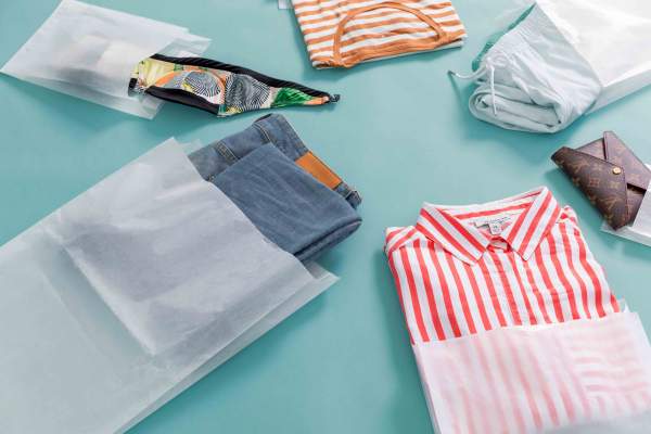 Textilien Umverpackung - aber nachhaltig ohne Plastik!