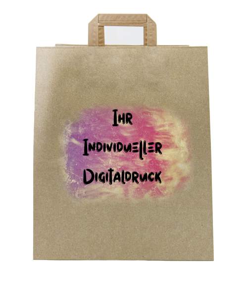 Graspapiertasche mit individuellem Druck