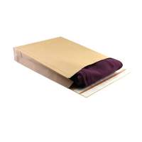 Umweltfreundliche Papierversandtasche mit Falte Umweltfreundliche Papierversandtasche mit Falte