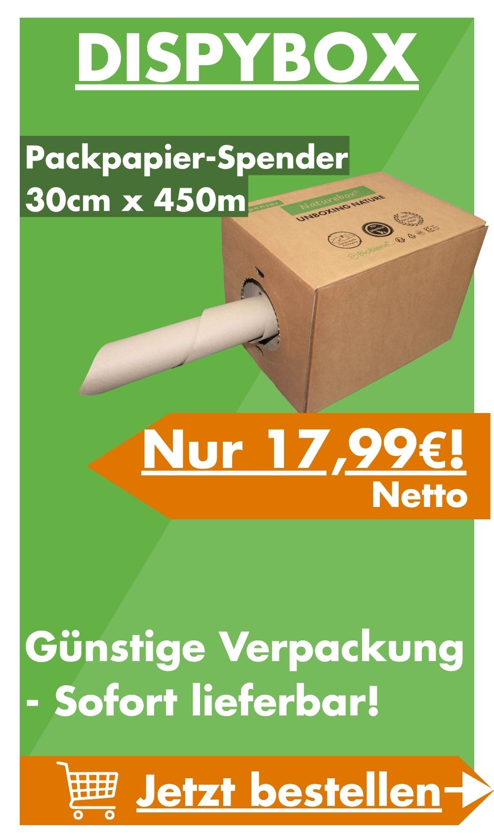 Dispybox - die nachhaltige Versandverpackung