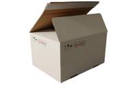 Versandkartons Grünmarie®, volldeckender Automatikboden, Selbstklebeverschluss & Aufreißfaden, bis 20 kg, 100 % recycelbare FSC®-Wellpappe, braun, diverse Varianten günstig kaufen | Schäfer Shop