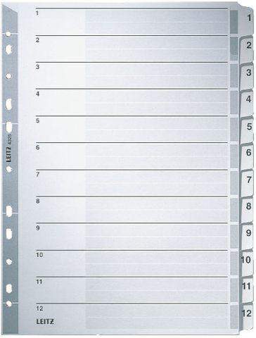 Liezt 4325 Register aus Karton Taben 1-12