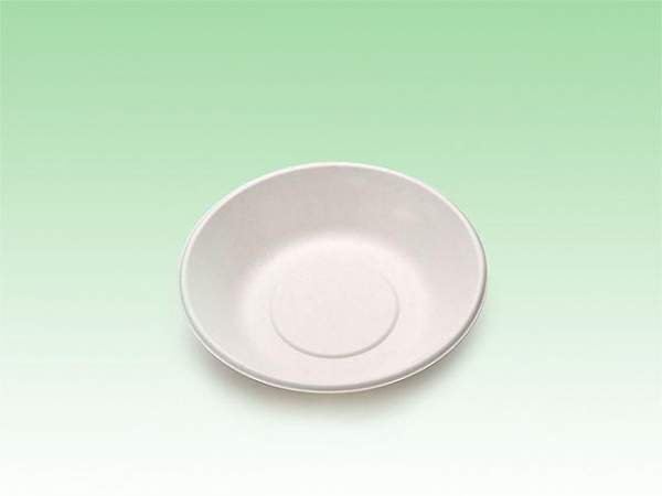 umweltfreundliches Einweggeschirr Suppenteller Zuckerrohrbagasse