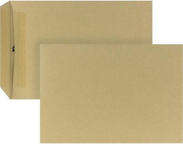 Braune Briefumschläge ohne Fenster | DIN C5 162x229mm | Selbstklebend | 500 Stück