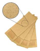 Blockbodenbeutel aus Graspapier ohne Fenster 105x65x290 mm Blockbodenbeutel aus Graspapier ohne Fenster 105x65x290 mm