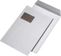Versandtaschen haftklebend WEISS mit Fenster 250x353mm Versandtaschen haftklebend WEISS mit Fenster 250x353mm