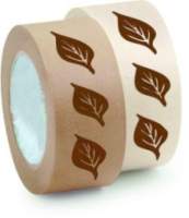 Bedrucktes Papierklebeband braun 50mm x 66m 2 farbig VE144 Bedrucktes Papierklebeband braun 50mm x 66m 2 farbig VE144
