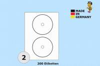 DIN A4 Druckeretiketten Label weiß DIN A4 Druckeretiketten Label weiß