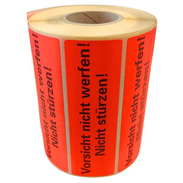 Bedruckte-Etiketten-Vorsicht-nicht-werfen-nicht-stürzen