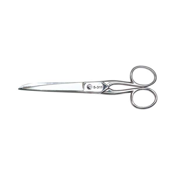 Schere ergonomischer Griff rostfreier Stahl Ganzmetall 18 cm