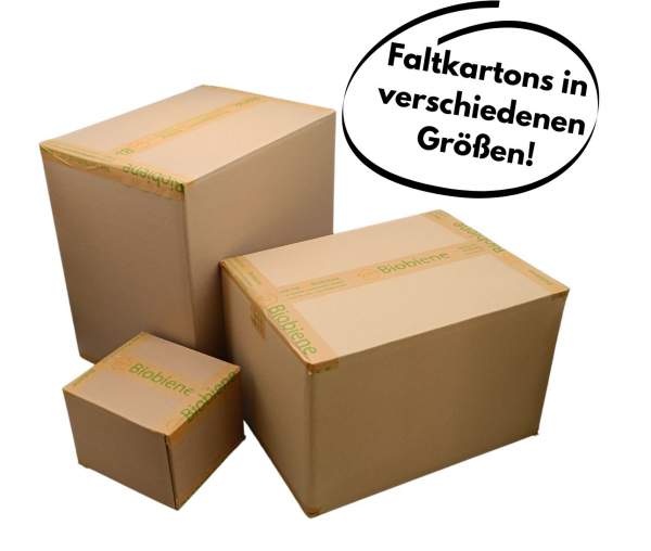 Karton 1-wellig, 600x400x200 mm, Qualität 1.30 C, braun