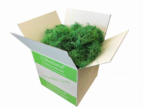 Holzwolle Füllmaterial - Hochwertige Qualität - Farbe Grün 5 Kg