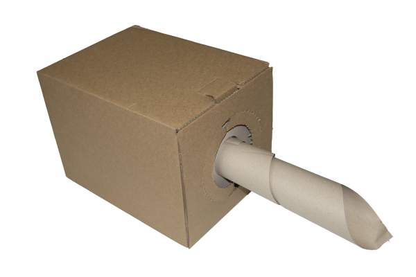Papierspender Packpapier Rolle Reccling Material FSC zertifiziert mit Griffloch