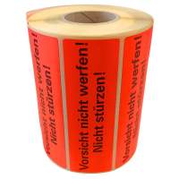 Bedruckte-Etiketten-Vorsicht-nicht-werfen-nicht-stürzen