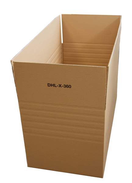 Stabiler DHL Karton für Paketversand M oder L