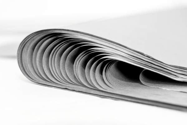 Seidenpapier Silber